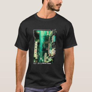 T-shirt Vêtements de rue japonais Vibes rétro esthétique T