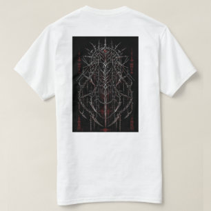 T-shirt Vêtements de rue occultes à l'oeil rouge Cybersigi