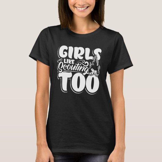 T-shirt Vêtements de scouts Scouts Nature en plein air pou (Devant)