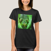 T-shirt Vêtements de serpent Python Arbre Vert (Devant)