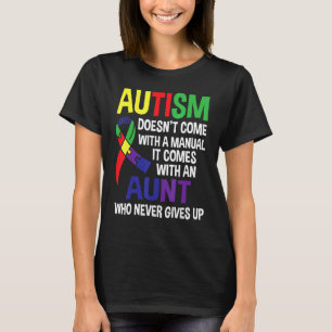 T-shirt Vêtements de Tante Autiste Design de Tantes Génia