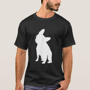 T-shirt Vêtements de Tête de Chien-taureau français, Tête 