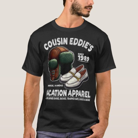 T-shirt Vêtements de vacances de Cousin Eddie (Devant)