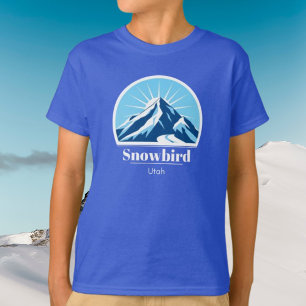 T-shirt Vêtements de vacances de ski pour enfants Snowbird