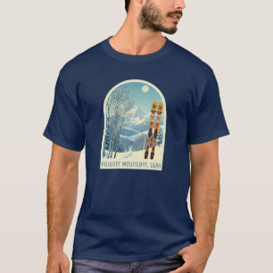 T-shirt Vêtements de vacances en ski de Powder Mountain
