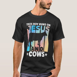 T-shirt Vêtements de vache agriculteur amateur de vaches p