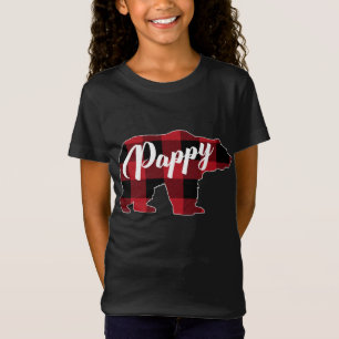 T-Shirt Vêtements d'ours de bison rouge amusant, Pyjama po
