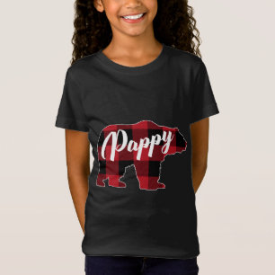 T-Shirt Vêtements d'ours de bison rouge amusant, Pyjama po