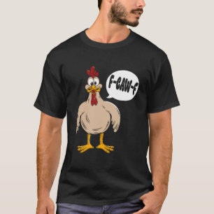 T-shirt Vêtements drôles de poulet humoristiques rétro sar
