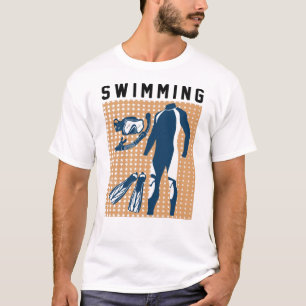 T-shirt Vêtements et lunettes de natation
