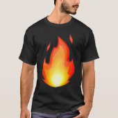 T-shirt Vêtements Feu Chaud Éclairage Affiche Chaleur De B (Devant)