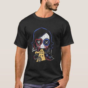 T-shirt Vêtements gothiques tout Occulte Horreur Fille Ave