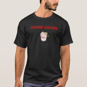 T-shirt Vêtements graphiques de nourriture chinoise Poulet
