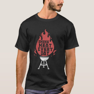 T-shirt Vêtements Humours barbecue - Fumer de la viande to