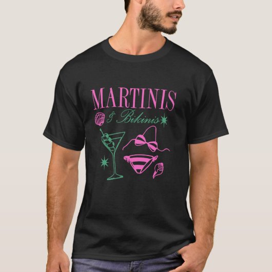 T-shirt Vêtements Martinis & Bikinis (Devant)