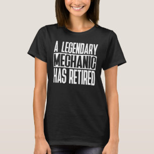 T-shirt Vêtements mécaniques à la retraite conception de l