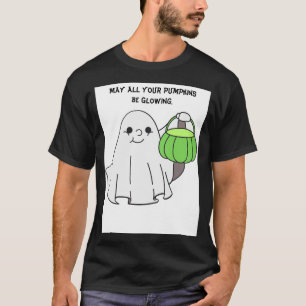 T-shirt Vêtements noirs "Que toutes vos citrouilles brille