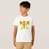 T-shirt Vêtements papillon d'or (Devant entier)