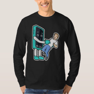 T-shirt Vêtements pour accroc de téléphone cellulaire Smar