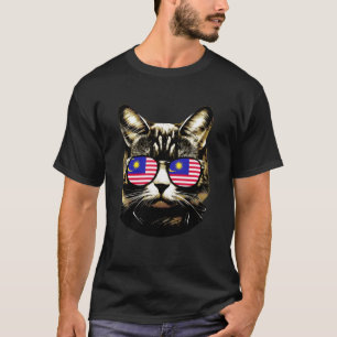 T-shirt Vêtements pour amateur de chats de Malaisie Lunett