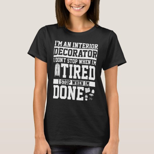 T-shirt Vêtements pour architecte d'intérieur - Conception (Devant)