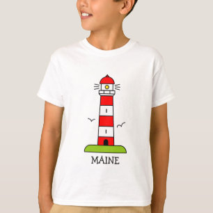 T-shirt Vêtements pour enfants nautiques   Caricature du p