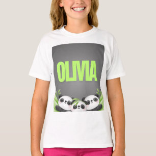 T-shirt Vêtements Pour Enfants Personnalisés - Nom Personn
