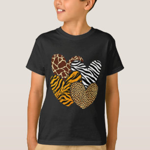 T-shirt Vêtements pour filles à imprimé animal enfants gué