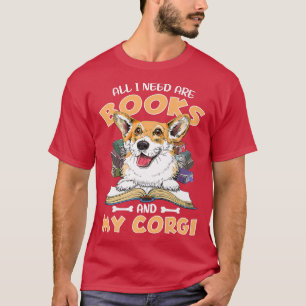 T-shirt vêtements pour lecteurs de livres, animaux, chiens
