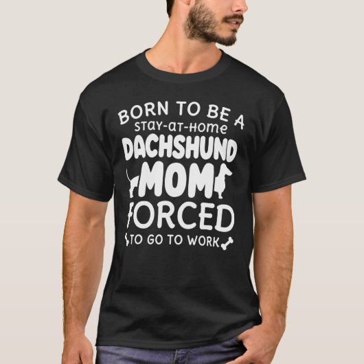 T-shirt Vêtements pour maman teckel - Conception de teckel (Devant)