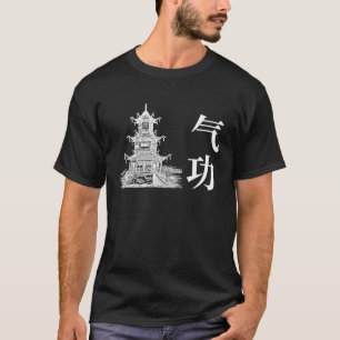 T-shirt Vêtements Qi Gong pour les exercices Tai Chi avec 