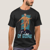 T-shirt vêtements Qi Gong pour Tai Chi exercices avec Chig (Devant)