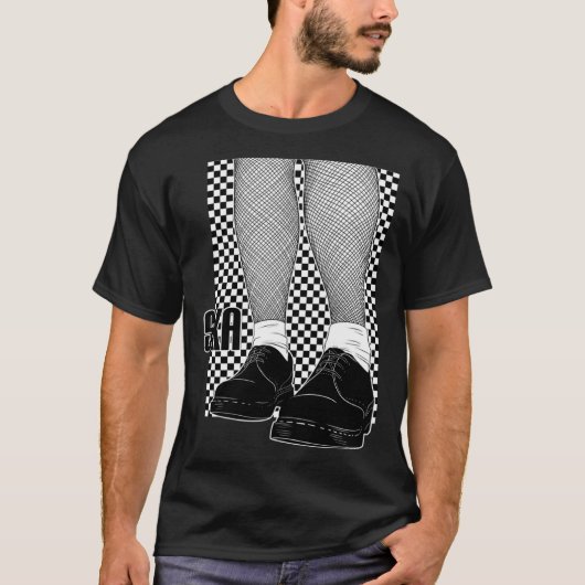 T-shirt Vêtements Ska Reggae Two Tone 2 Tons (Devant)