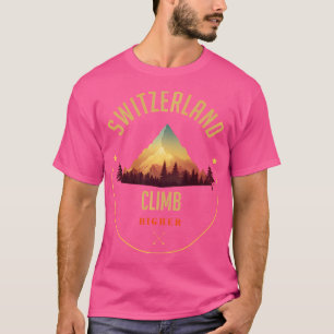 T-shirt Vêtements Souvenir Suisse - Randonnée Suisse
