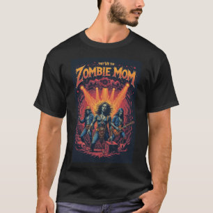 T-shirt Vêtements Vintage Graphique Concert Zombie Maman