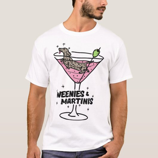 T-shirt Vêtements Weenies Et Martinis (Devant)