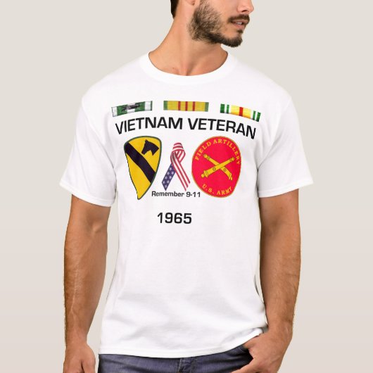 T-shirt Vétéran 1965 du Vietnam (Devant)