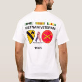 T-shirt Vétéran 1965 du Vietnam (Dos)