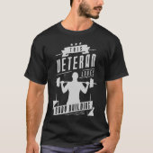 T-shirt Vétéran aime la construction du corps (Devant)