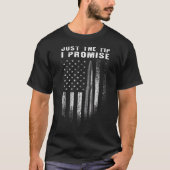T-shirt Vétéran Américain Drapeau Juste Le Conseil Que Je  (Devant)