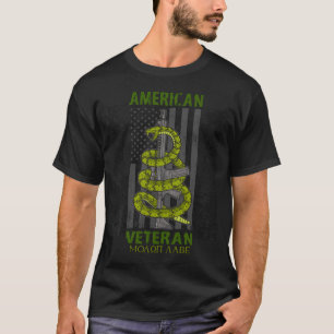 T-shirt Vétéran américain Molon Labe drapeau USA AR15