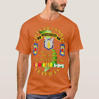 T-shirt Vétéran de combat du Vietnam avec D Troop 17th Cav