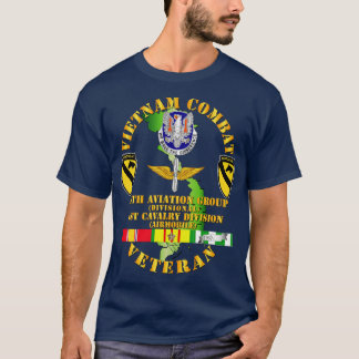 T-shirt Vétéran de la cavalerie de combat du Vietnam avec 