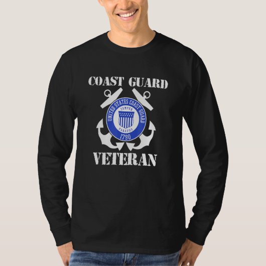 T-shirt Vétéran de la Garde côtière (Devant)