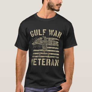 T-shirt Vétéran De La Guerre Du Golfe Chemise Aigle Étoile