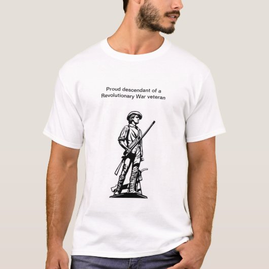 T-shirt vétéran de la guerre révolutionnaire (Devant)