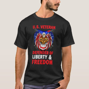 T-shirt Vétéran Défenseur De La Liberté Et De La Liberté 4