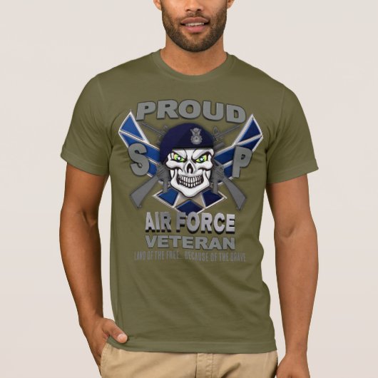 T-shirt vétéran des forces de sécurité de la Force (Devant)