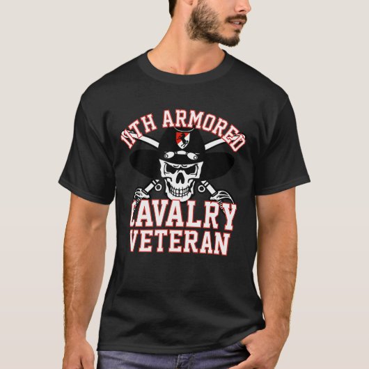 T-shirt Vétéran du 11e régiment de cavalerie blindé (Devant)