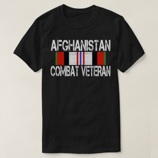 T-shirt vétéran du combat en Afghanistan (Design devant)